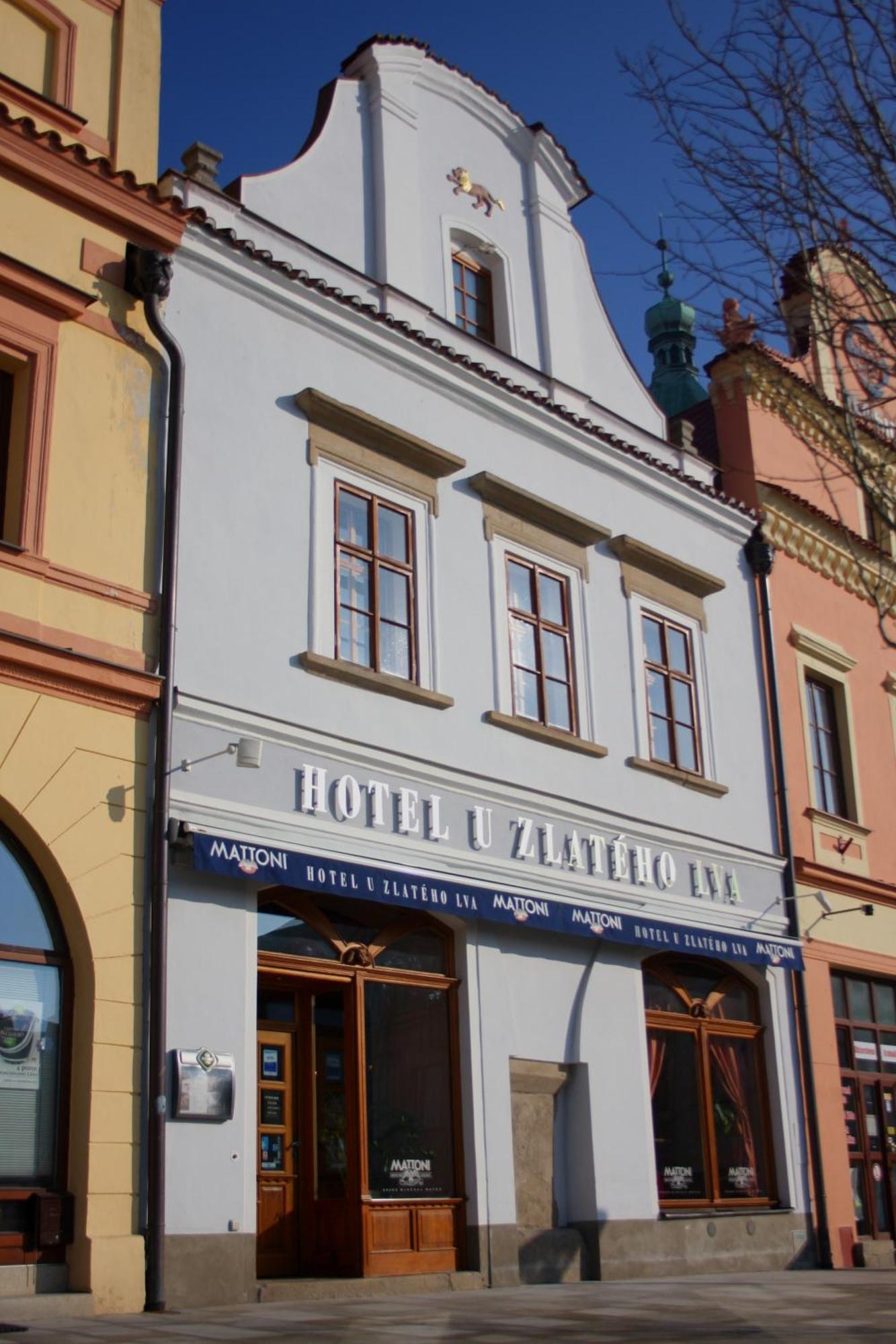 Hotel U Zlateho Lva 하블리치쿠프브로트 외부 사진